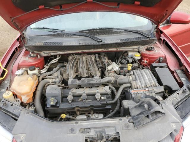 1C3LC56R28N145955 - 2008 CHRYSLER SEBRING TOURING RED photo 11