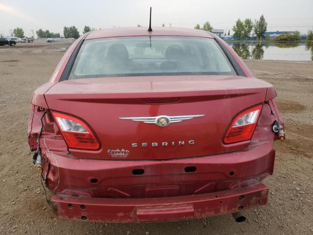 1C3LC56R28N145955 - 2008 CHRYSLER SEBRING TOURING RED photo 6