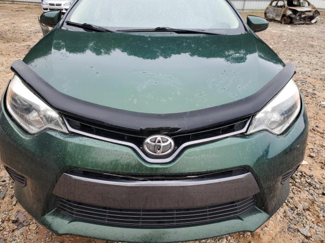 2T1BURHE9FC328100 - 2015 TOYOTA COROLLA L GREEN photo 11