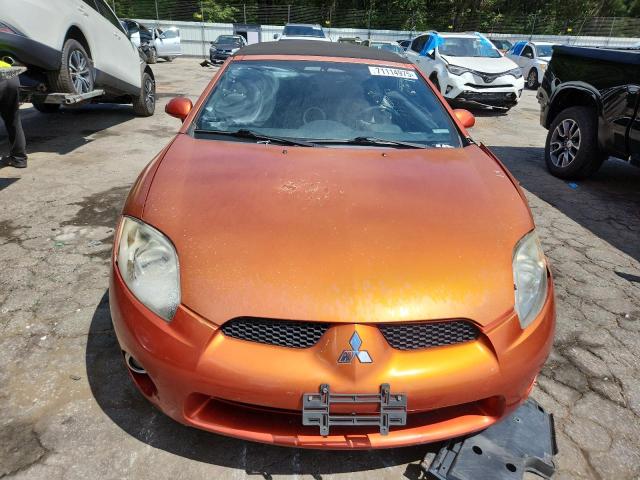 4A3AL25F08E033371 - 2008 MITSUBISHI ECLIPSE SPYDER GS ORANGE photo 5