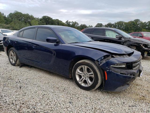 2C3CDXBG8FH813308 - 2015 DODGE CHARGER SE BLUE photo 4