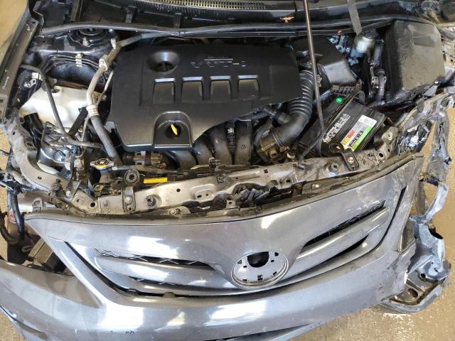 JTDBU4EE6B9161072 - 2011 TOYOTA COROLLA BASE ნაცრისფერი ფოტო 11