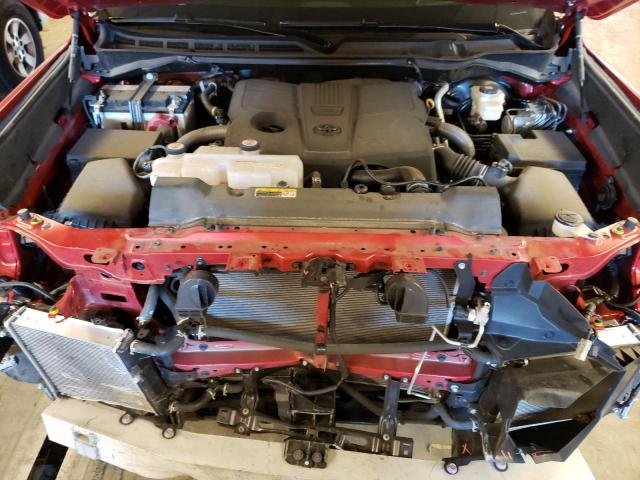 5TFMA5DB1NX056339 - 2022 TOYOTA TUNDRA CREWMAX PLATINUM RED photo 11