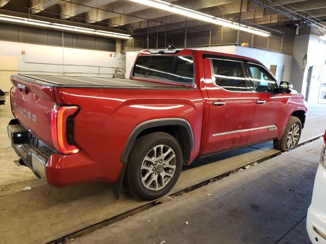 5TFMA5DB1NX056339 - 2022 TOYOTA TUNDRA CREWMAX PLATINUM RED photo 3