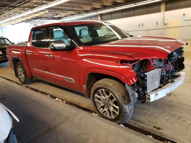 5TFMA5DB1NX056339 - 2022 TOYOTA TUNDRA CREWMAX PLATINUM RED photo 4