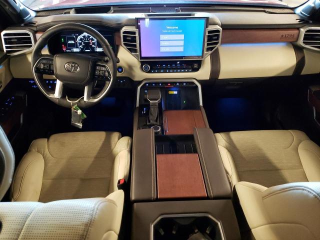 5TFMA5DB1NX056339 - 2022 TOYOTA TUNDRA CREWMAX PLATINUM Rot Foto 8