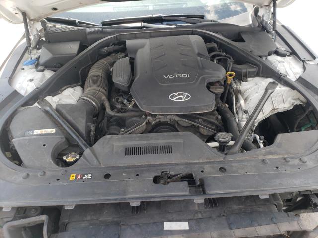KMHGN4JE2FU071053 - 2015 HYUNDAI GENESIS 3.8L WHITE photo 11