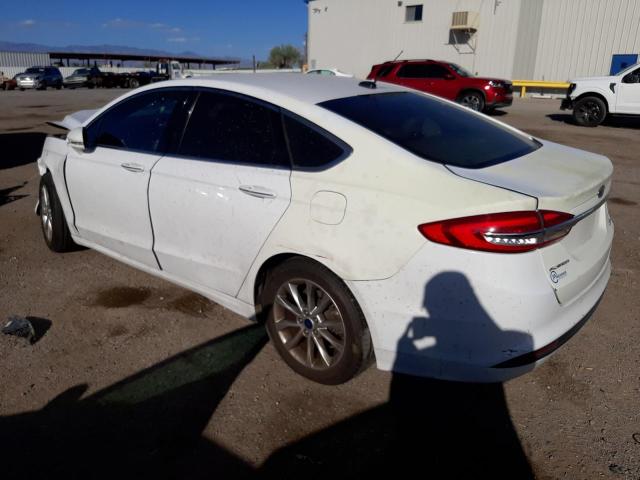 3FA6P0HDXHR132665 - 2017 FORD FUSION SE WHITE photo 2