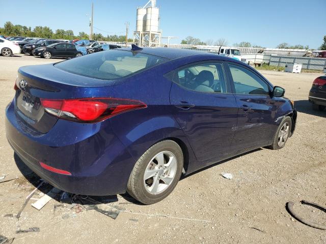 5NPDH4AE5EH481918 - 2014 HYUNDAI ELANTRA SE BLUE photo 3