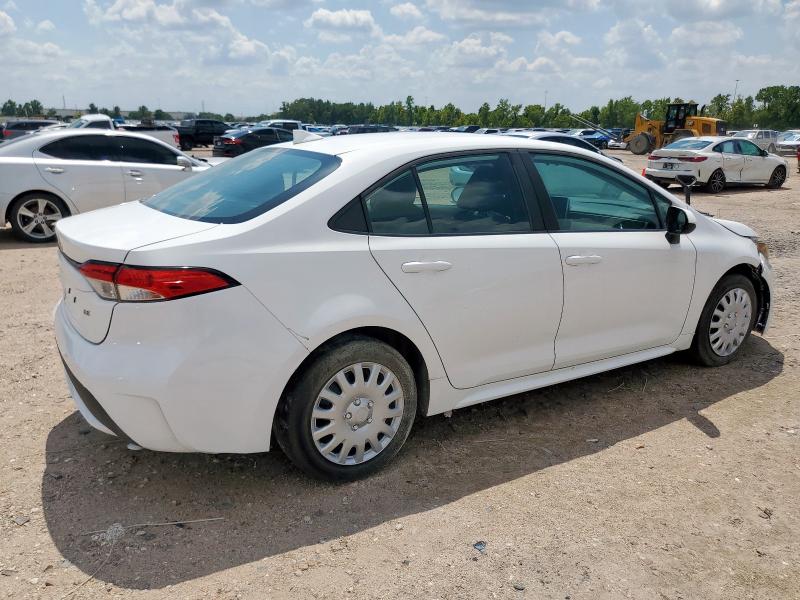 5YFEPMAE8MP243859 - 2021 TOYOTA COROLLA LE WHITE photo 3