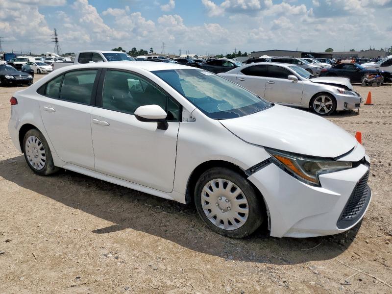 5YFEPMAE8MP243859 - 2021 TOYOTA COROLLA LE WHITE photo 4
