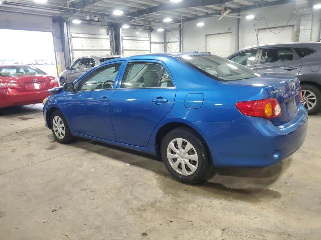 2T1BU4EE0AC499995 - 2010 TOYOTA COROLLA BASE BLUE photo 2
