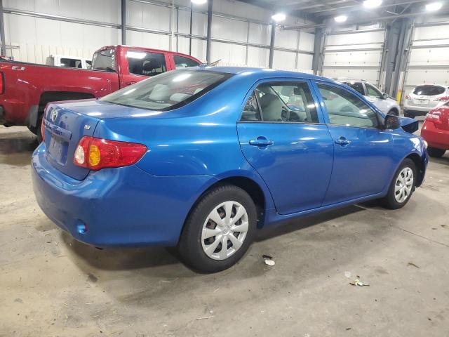 2T1BU4EE0AC499995 - 2010 TOYOTA COROLLA BASE BLUE photo 3