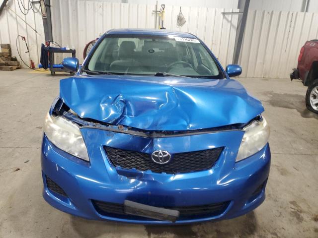 2T1BU4EE0AC499995 - 2010 TOYOTA COROLLA BASE BLUE photo 5