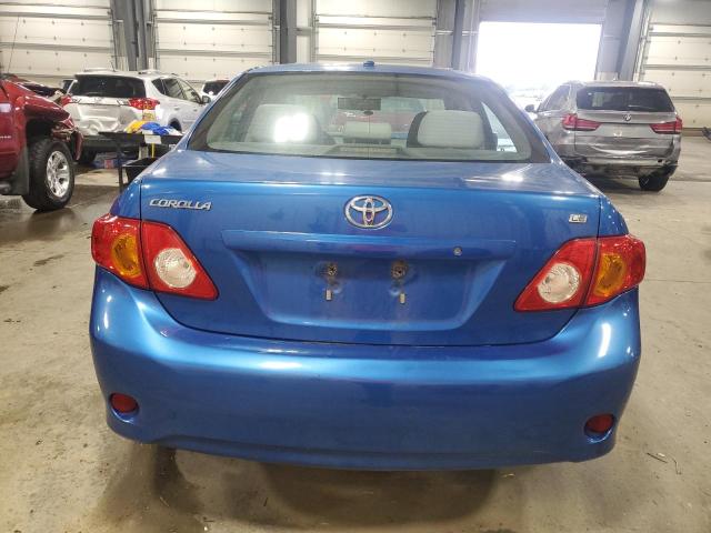 2T1BU4EE0AC499995 - 2010 TOYOTA COROLLA BASE BLUE photo 6