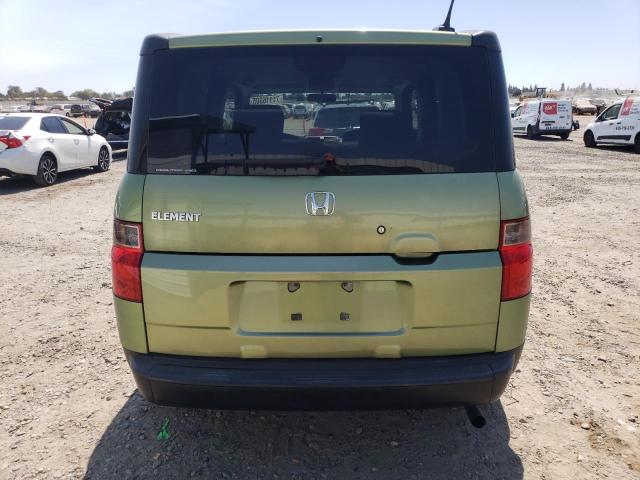 5J6YH287X8L001024 - 2008 HONDA ELEMENT EX მწვანე ფოტო 6