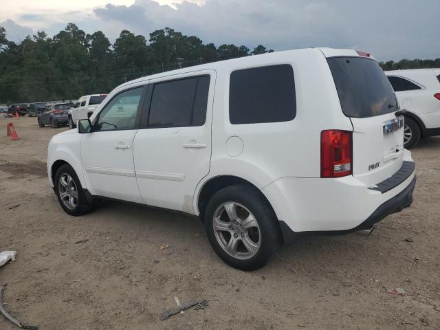 5FNYF3H5XDB007922 - 2013 HONDA PILOT EXL Blanco foto 2