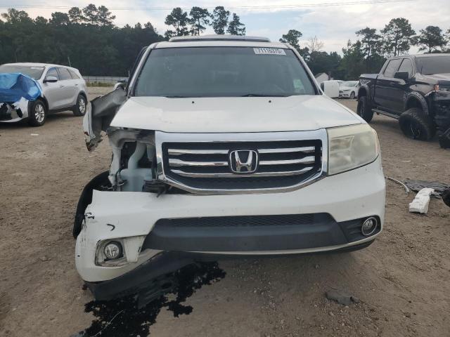 5FNYF3H5XDB007922 - 2013 HONDA PILOT EXL Blanco foto 5