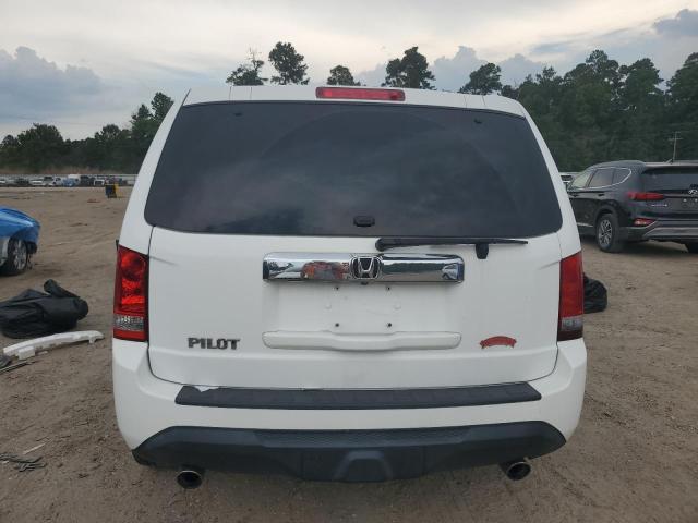 5FNYF3H5XDB007922 - 2013 HONDA PILOT EXL Blanco foto 6