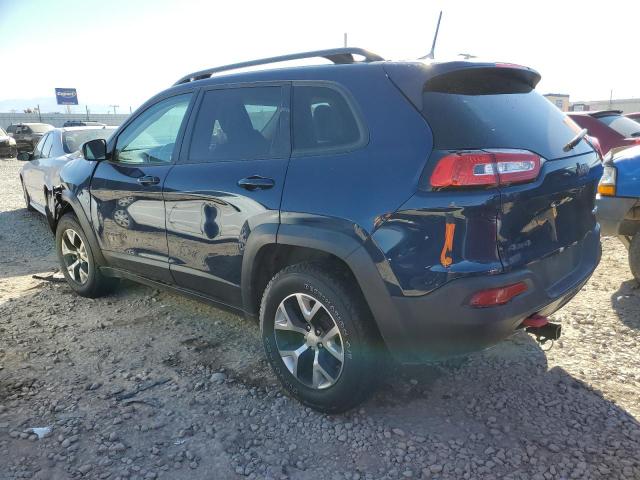 1C4PJMBB8JD609459 - 2018 JEEP CHEROKEE TRAILHAWK BLUE photo 2