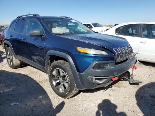 1C4PJMBB8JD609459 - 2018 JEEP CHEROKEE TRAILHAWK BLUE photo 4