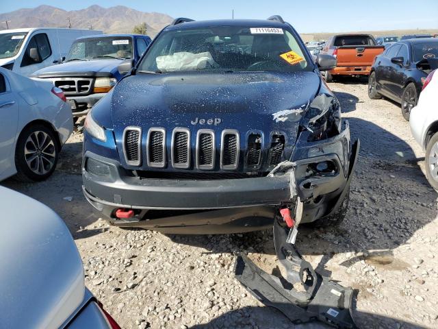 1C4PJMBB8JD609459 - 2018 JEEP CHEROKEE TRAILHAWK BLUE photo 5