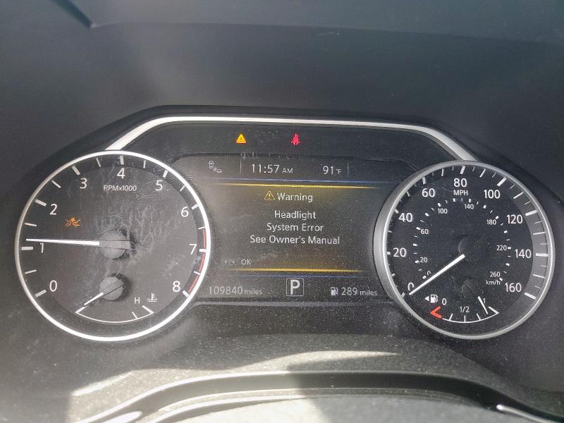 1N4AA6AV9KC382499 - 2019 NISSAN MAXIMA S WHITE photo 9