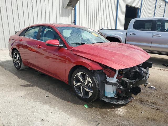 KMHLP4AG4PU454438 - 2023 HYUNDAI ELANTRA LIMITED RED photo 4