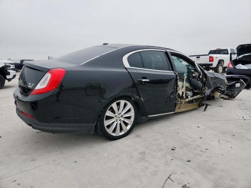 1LNHL9FT5DG606208 - 2013 LINCOLN MKS BLACK photo 3
