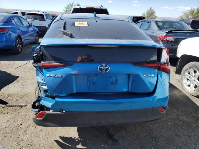 JTDKARFU7L3107201 - 2020 TOYOTA PRIUS L BLUE photo 6