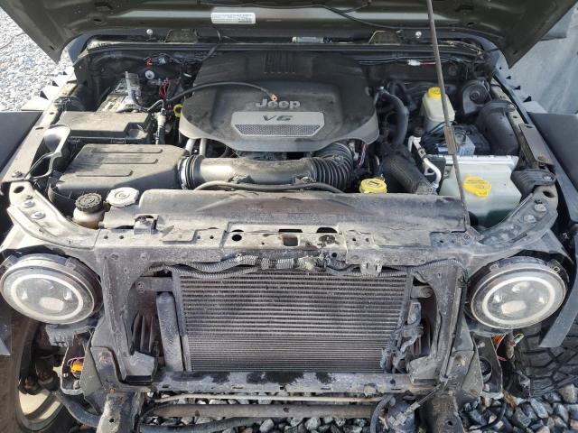 1C4BJWDG3FL588452 - 2015 JEEP WRANGLER U SPORT 绿色 照片 11