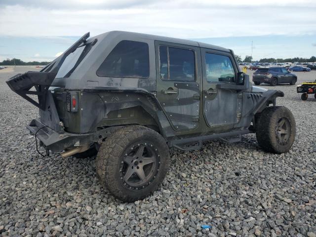 1C4BJWDG3FL588452 - 2015 JEEP WRANGLER U SPORT 绿色 照片 3