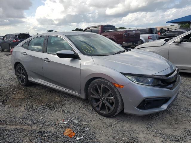 2HGFC2F8XKH600440 - 2019 HONDA CIVIC SPORT SILVER photo 4