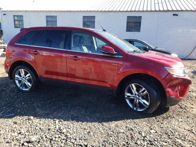 2FMDK4KC8DBA99077 - 2013 FORD EDGE LIMITED RED photo 4