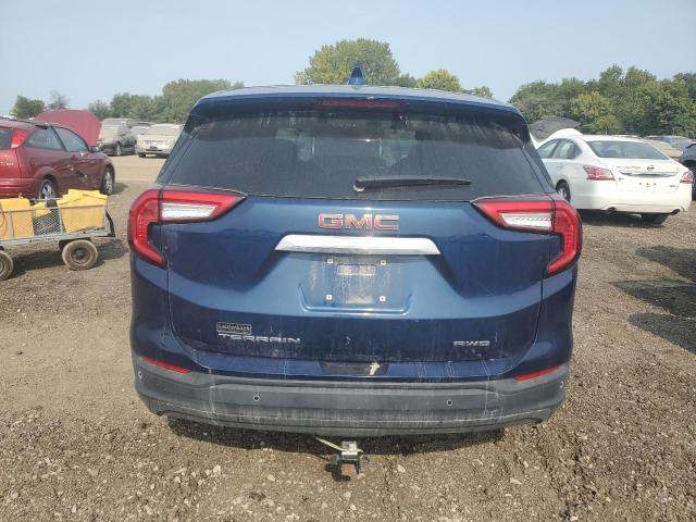 3GKALTEV7NL166340 - 2022 GMC TERRAIN SLE BLUE photo 6