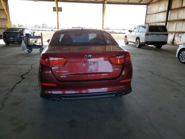 5XXGN4A75FG496617 - 2015 KIA OPTIMA EX BURGUNDY photo 6