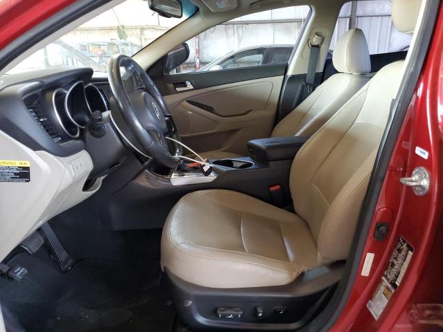 5XXGN4A75FG496617 - 2015 KIA OPTIMA EX BURGUNDY photo 7