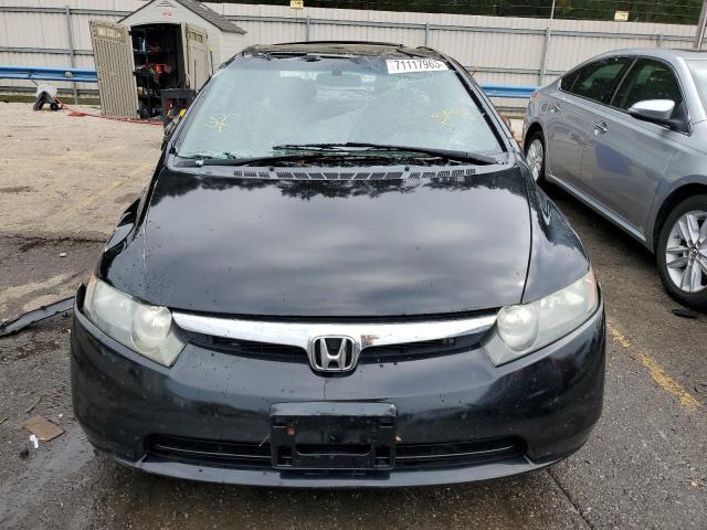 2HGFA16868H305781 - 2008 HONDA CIVIC EX BLACK photo 5