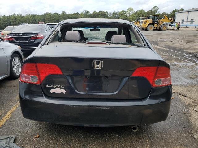 2HGFA16868H305781 - 2008 HONDA CIVIC EX BLACK photo 6