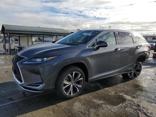 JTJHGKFA0N2027489 - 2022 LEXUS RX 450H L GRAY photo 1