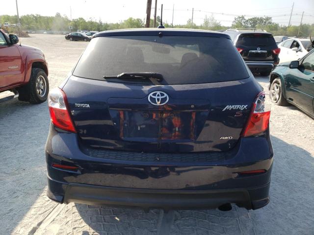 2T1LE40E39C003284 - 2009 TOYOTA MATRIX S BLUE photo 6