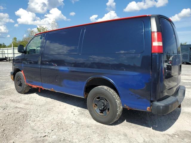 1GCZGTCG7B1116628 - 2011 CHEV EXPRESS G3500 BLUE photo 2