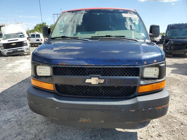 1GCZGTCG7B1116628 - 2011 CHEV EXPRESS G3500 BLUE photo 5