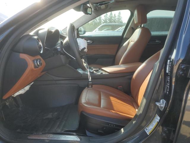 ZARFAEDN4H7535805 - 2017 ALFA ROMEO GIULIA Q4 შავი ფოტო 7