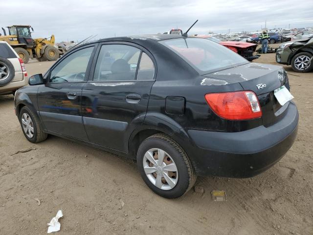 KNADE123766089794 - 2006 KIA RIO BLACK photo 2