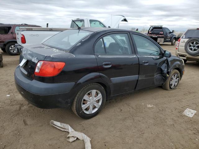 KNADE123766089794 - 2006 KIA RIO BLACK photo 3