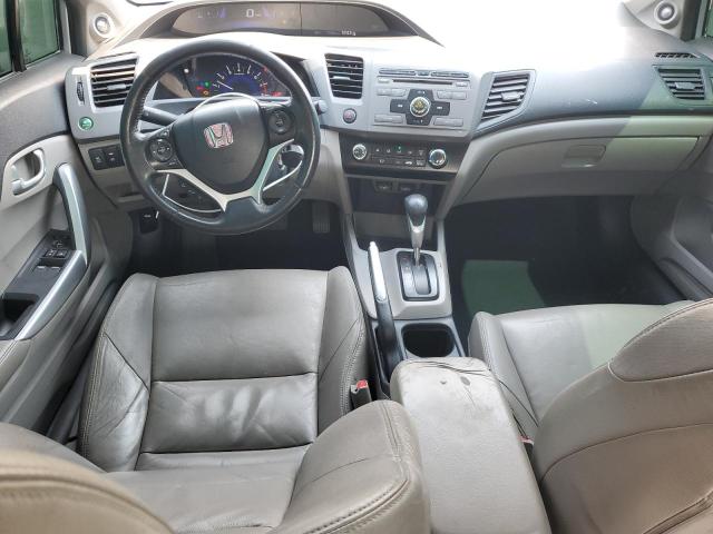 2HGFG3B1XCH521645 - 2012 HONDA CIVIC EXL SILVER photo 8