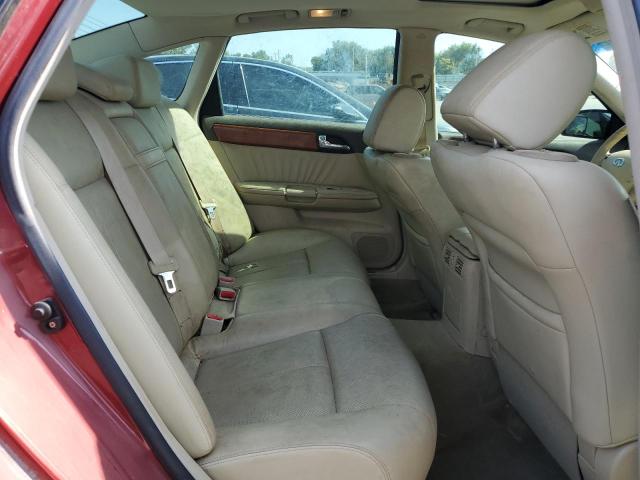 JNKBY01E76M207271 - 2006 INFINITI M45 BASE RED photo 10