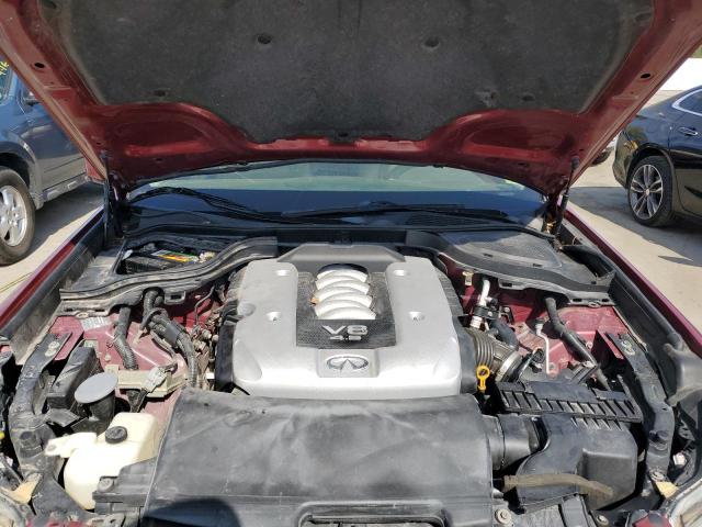 JNKBY01E76M207271 - 2006 INFINITI M45 BASE RED photo 11