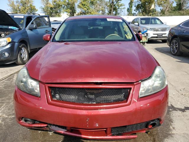 JNKBY01E76M207271 - 2006 INFINITI M45 BASE RED photo 5